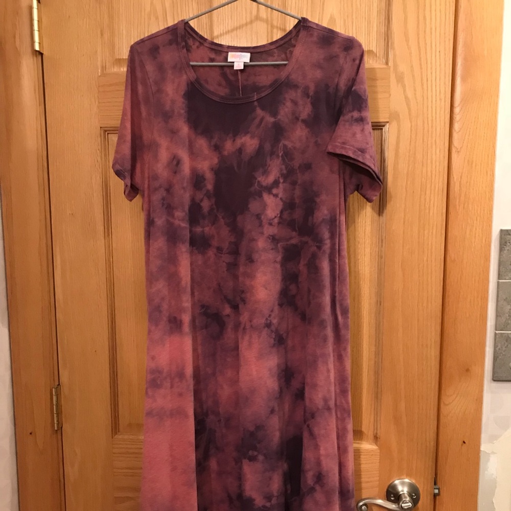 NWOT SMALL LULAROE PURPLE TIE DYE